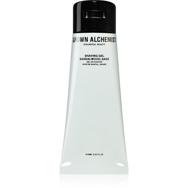 Grown Alchemist Grown Alchemist Sandalwood, Sage gel za brijanje s umirujućim učinkom 75 ml