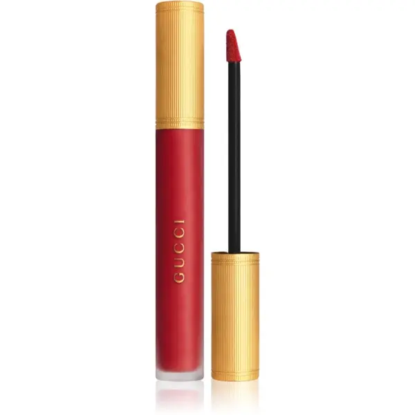 Gucci Gucci Gucci Beauty Rouge à Lèvres Matte Lipstick mat tekući ruž za usne nijansa 25* Goldie Red 6.5 ml