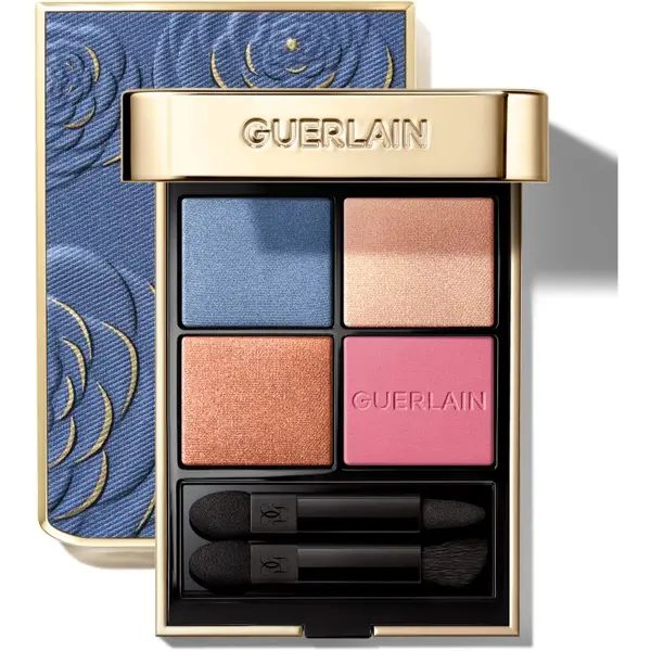 GUERLAIN GUERLAIN Blooming Denim Ombres G paleta sjenila za oči limitirana serija 396 Denim Blossom 6 g