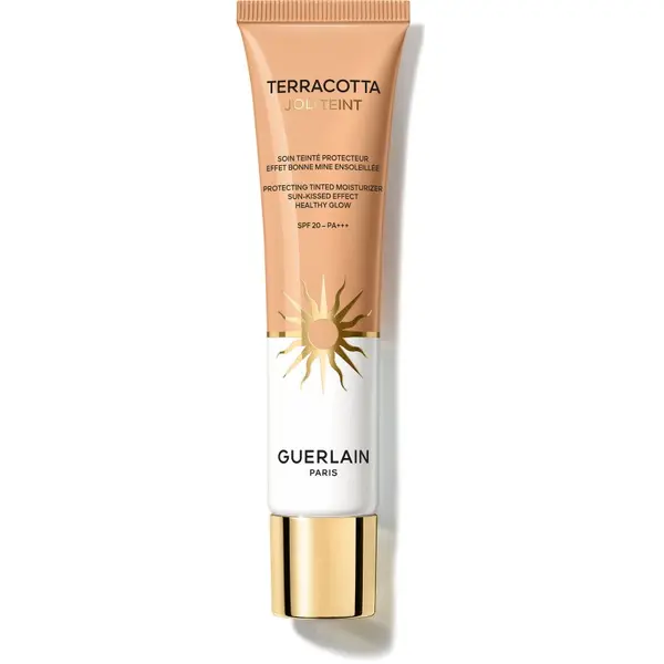 GUERLAIN GUERLAIN Terracotta Joli Teint Protecting Tinted Moisturizer posvjetljujući puder za prirodni izgled SPF 20 nijansa 20 Golden 30 ml