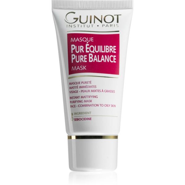 Guinot Guinot Pure Balance maska za čišćenje za smanjivanje sebuma i pora 50 ml