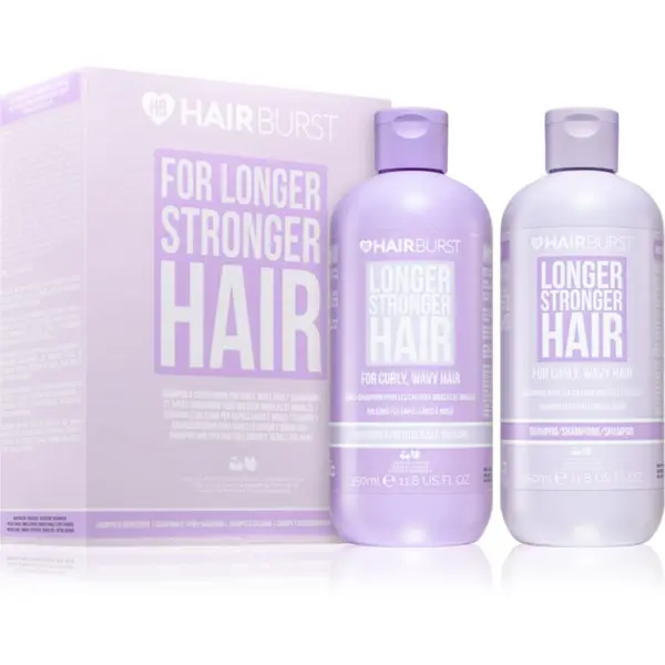 Hairburst Hairburst Longer Stronger Hair Curly, Wavy Hair Set poklon set za kovrčavu kosu