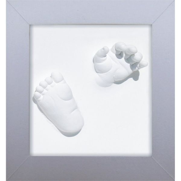Happy Hands Happy Hands 3D DeLuxe set za bebine otiske White 23x23 cm