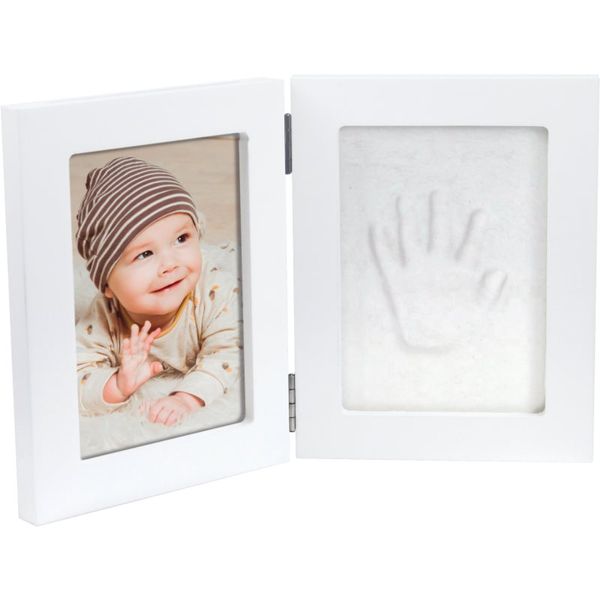 Happy Hands Happy Hands Double Frame Small set za bebine otiske White 10 cm x 15 cm + 13 cm x 17 cm 1 kom