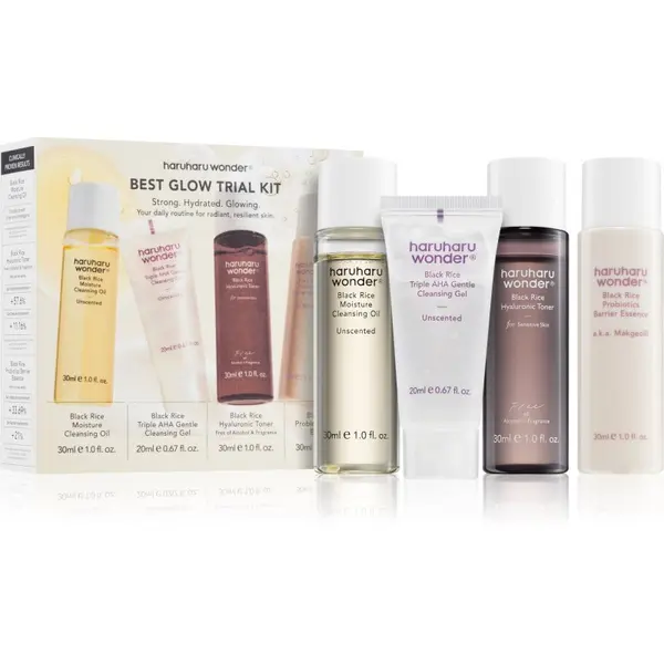 Haruharu Wonder Haruharu Wonder Best Glow Trial Kit putni set za sjaj i hidrataciju