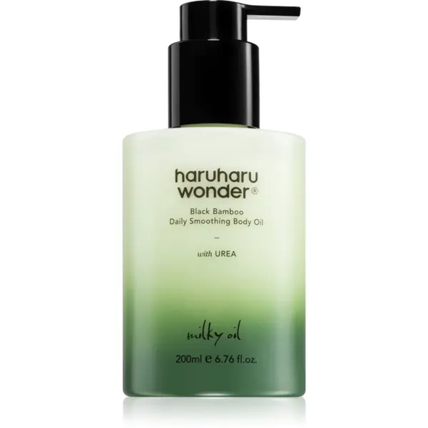Haruharu Wonder Haruharu Wonder Black Bamboo Daily Smoothing Body Oil baršunasto ulje za tijelo s hranjivim učinkom 200 ml