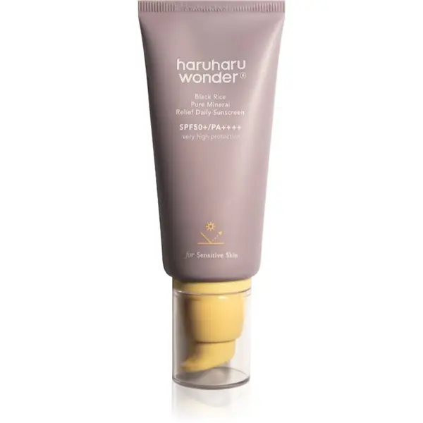 Haruharu Wonder Haruharu Wonder Black Rice Pure Mineral Relief Daily Sunscreen umirujuća mineralna zaštitna krema SPF 50+ 50 ml