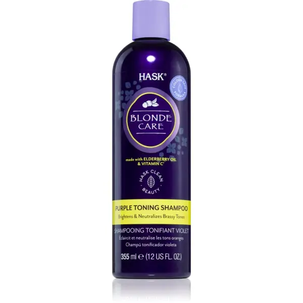 HASK HASK Blonde Care Purple Shampoo ljubičasti šampon neutralizirajući žuti tonovi 355 ml