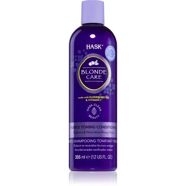 HASK HASK Blonde Care Purple Shampoo regenerator za plavu kosu neutralizirajući žuti tonovi 355 ml