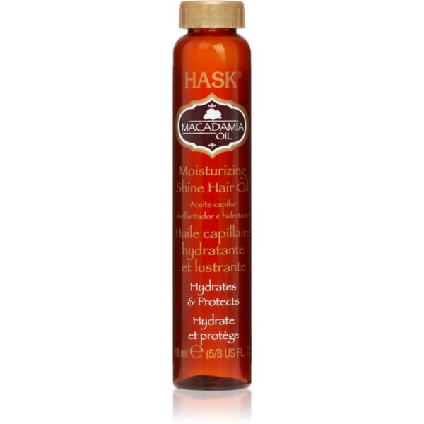HASK HASK Macadamia Oil hidratantno ulje za sjajnu i mekanu kosu 18 ml