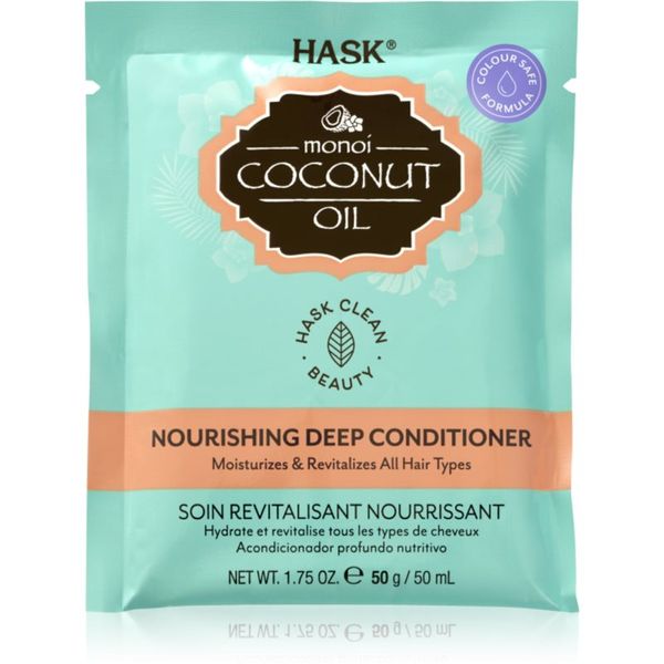 HASK HASK Monoi Coconut Oil revitalizirajući regenerator za sjajnu i mekanu kosu 50 ml