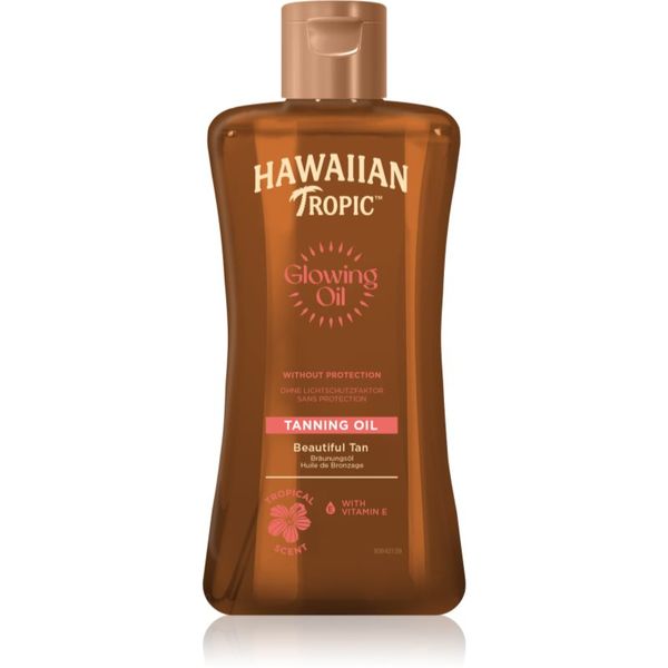Hawaiian Tropic Hawaiian Tropic Glowing Oil Tanning ulje za tijelo za duže izlaganje suncu 200 ml