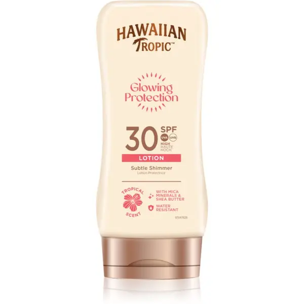 Hawaiian Tropic Hawaiian Tropic Glowing Protection Sunscreen Lotion mlijeko za sunčanje SPF 30 170 ml