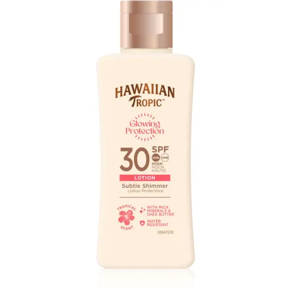Hawaiian Tropic Hawaiian Tropic Glowing Protection Sunscreen Lotion mlijeko za sunčanje SPF 30 75 ml