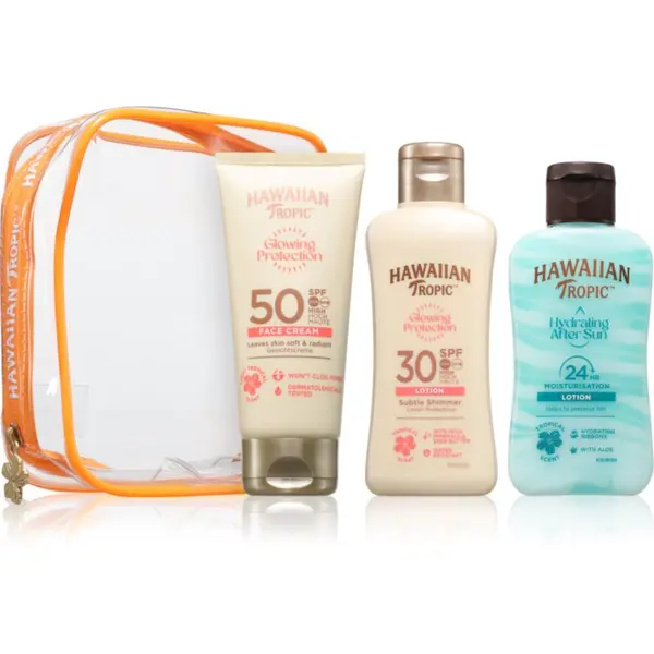 Hawaiian Tropic Hawaiian Tropic Glowing Protection Trio putni set za sunčanje