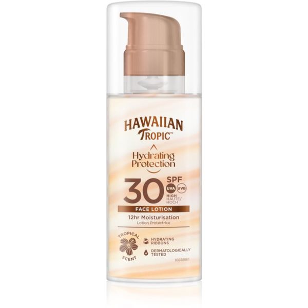 Hawaiian Tropic Hawaiian Tropic Hydrating Protection Face Lotion krema za sunčanje za lice SPF 30 50 ml