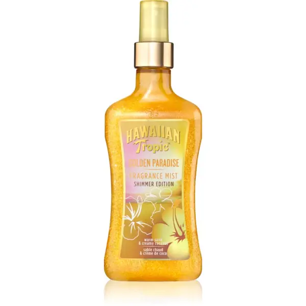 Hawaiian Tropic Perfumes Hawaiian Tropic Perfumes Golden Paradise Shimmer sprej za tijelo sa šljokicama za žene 250 ml