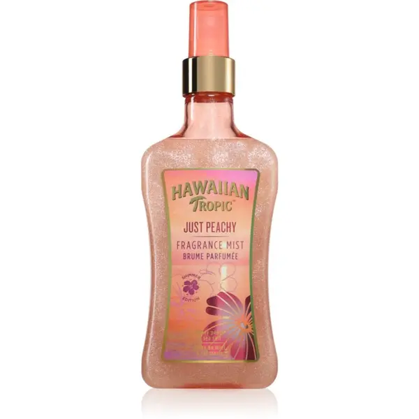 Hawaiian Tropic Perfumes Hawaiian Tropic Perfumes Just Peachy sprej za tijelo sa šljokicama za žene 250 ml