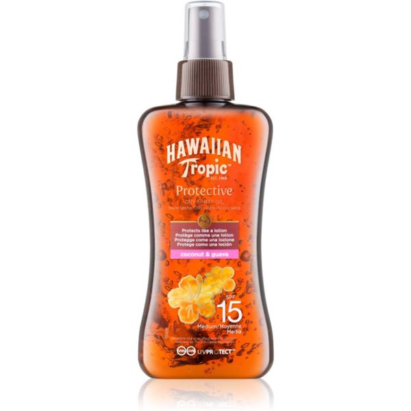 Hawaiian Tropic Hawaiian Tropic Protective Coconut and Guava sprej za sunčanje SPF 15 200 ml