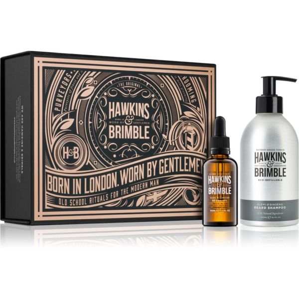 Hawkins & Brimble Hawkins & Brimble Beard Care Gift Set poklon set (za bradu i brkove)