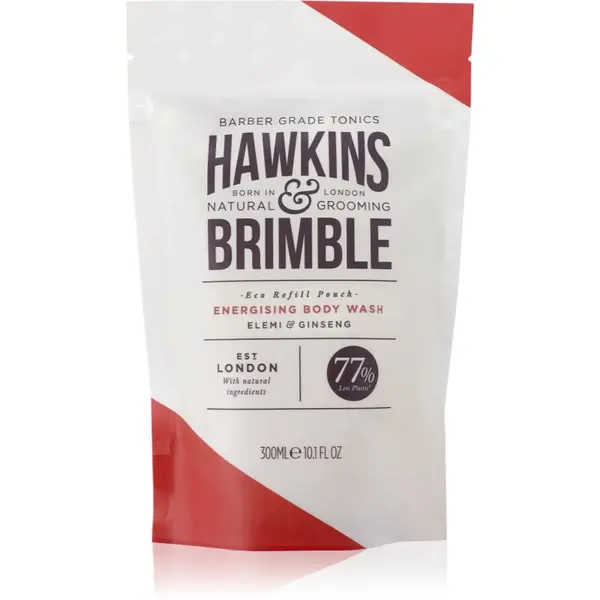 Hawkins & Brimble Hawkins & Brimble Energising Body Wash Eco Refill Pouch gel za pranje zamjensko punjenje za muškarce 300 ml