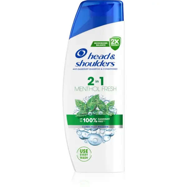 Head & Shoulders Head & Shoulders Menthol Fresh 2in1 šampon i regenerator 2 u 1 protiv peruti 330 ml