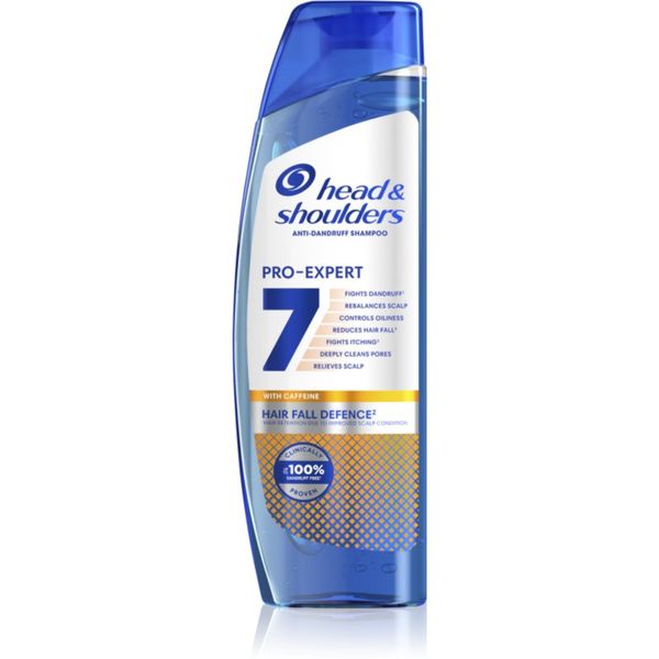 Head & Shoulders Head & Shoulders Pro-Expert 7 Hair Fall Defense šampon protiv peruti i opadanja kose s kofeinom 250 ml