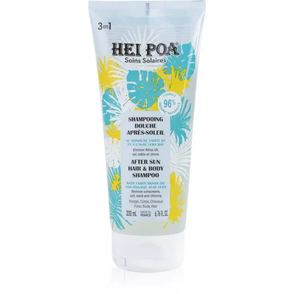 Hei Poa Hei Poa After Sun Monoi & Aloe Vera šampon poslije sunčanja za kosu i tijelo 200 ml