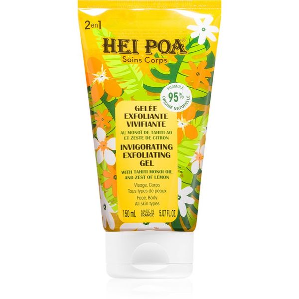 Hei Poa Hei Poa Tahiti Monoi Oil Zest of Lemon eksfolijacijski gel 150 ml