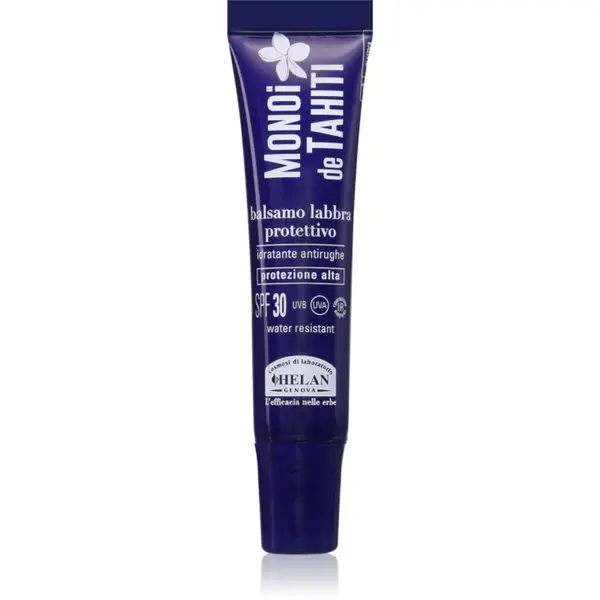 Helan Helan MONOÏ de TAHITI Lip Balm SPF 30+ hidratantni balzam za usne SPF 30 15 ml
