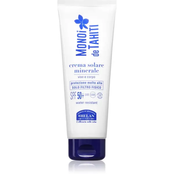 Helan Helan MONOÏ de TAHITI Mineral Sun Cream SPF50+ krema za sunčanje za lice i tijelo 125 ml