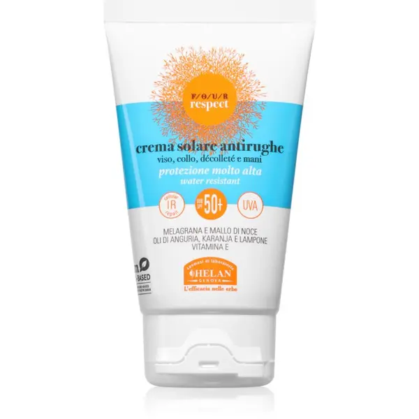 Helan Helan VOGLIA DI SOLE FOUR RESPECT Sun Cream SPF50+ krema protiv bora za sunčanje SPF 50+ 50 ml