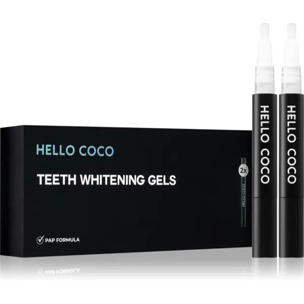Hello Coco Hello Coco PAP+ Teeth Whitening Gels zamjensko punjenje s izbjeljivajućim učinkom 2 kom