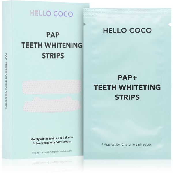 Hello Coco Hello Coco PAP+ Teeth Whitening Strips trakice za izbjeljivanje zuba za zube 28 kom