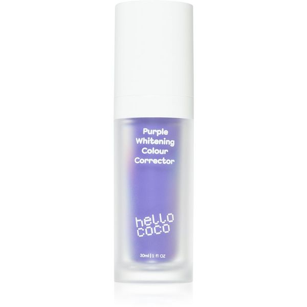 Hello Coco Hello Coco Purple Whitening Colour Corrector pasta za izbjeljivanje zuba 30 ml