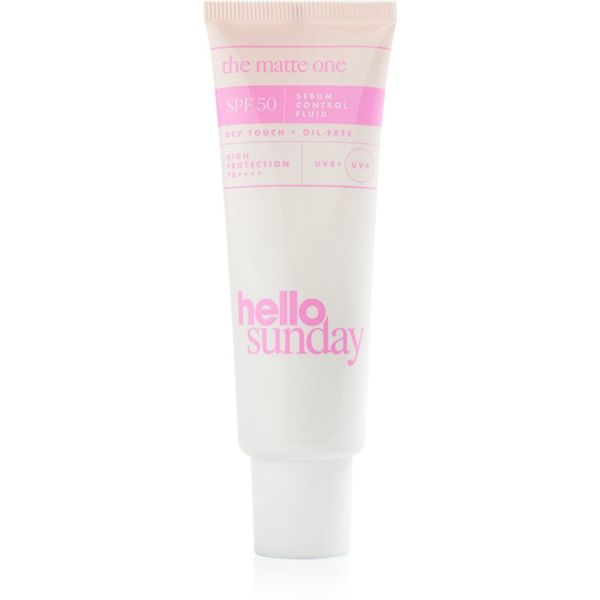 hello sunday hello sunday the matte one matirajući primer za masno i problematično lice SPF 50 50 ml