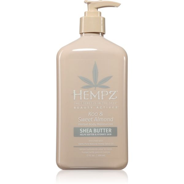 HEMPZ HEMPZ Koa & Sweet Almond hidratantno mlijeko za tijelo 500 ml