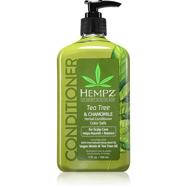 HEMPZ HEMPZ Tea Tree & Chamomile hidratantni regenerator za kosu 500 ml