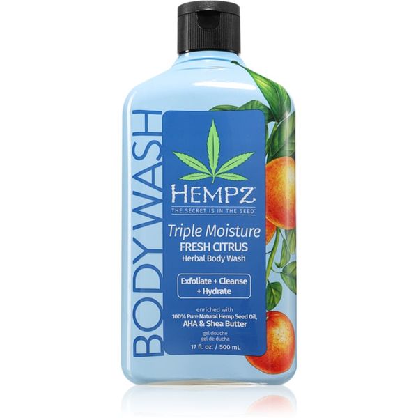 HEMPZ HEMPZ Triple Moisture gel za tuširanje za tijelo 500 ml