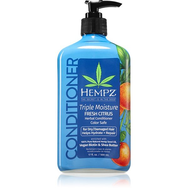 HEMPZ HEMPZ Triple Moisture hidratantni regenerator za kosu 500 ml
