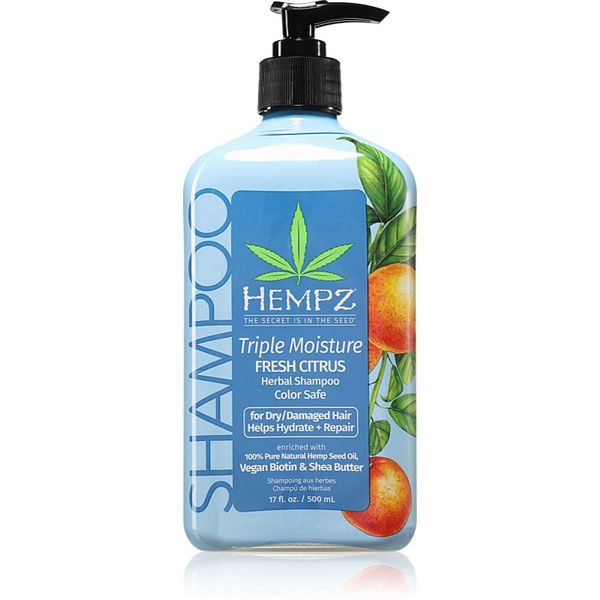 HEMPZ HEMPZ Triple Moisture hidratantni šampon za kosu 500 ml