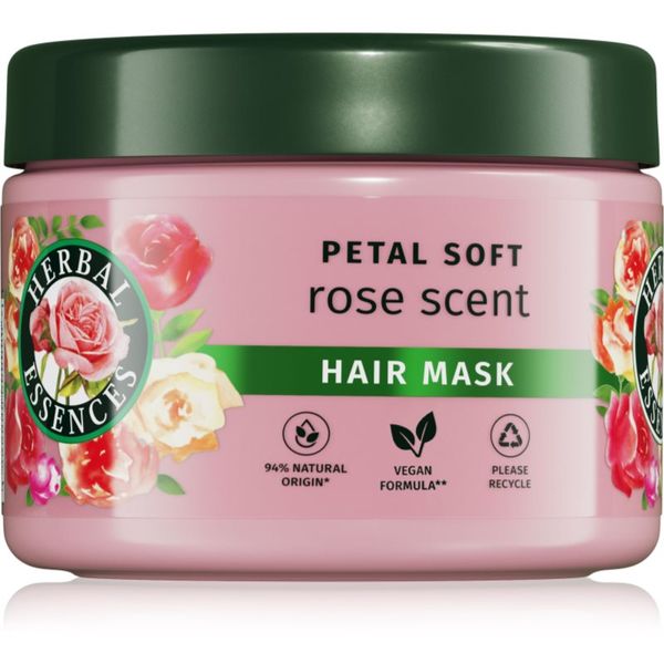 Herbal Essences Herbal Essences Rose Scent Petal Soft hranjiva maska za suhu kosu 300 ml