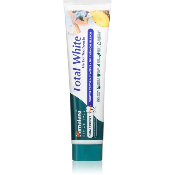 Himalaya Herbals Himalaya Herbals Gum Expert Total White biljna pasta za zube s izbjeljivajućim učinkom 100 ml