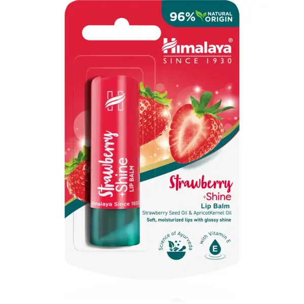 Himalaya Herbals Himalaya Herbals Strawberry Shine balzam za usne s okusom jagode 4.5 g