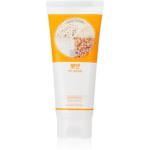 Holika Holika Holika Holika Daily Fresh Rice hidratantna pjena za čišćenje za suho lice 150 ml