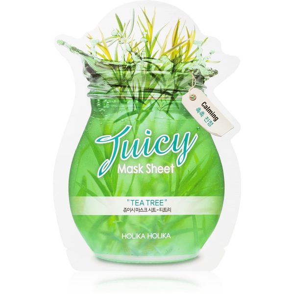 Holika Holika Holika Holika Juicy Mask Sheet Tea Tree Sheet maska za nepravilnosti na licu sklono aknama 20 ml