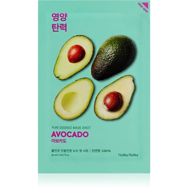 Holika Holika Holika Holika Pure Essence Avocado umirujuća sheet maska 20 ml