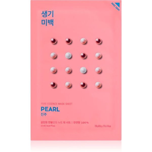 Holika Holika Holika Holika Pure Essence Pearl Sheet maska za posvjetljivanje 20 ml