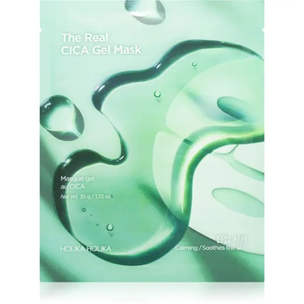 Holika Holika Holika Holika The Real CICA Gel Mask umirujuća sheet maska s hidratantnim učinkom 35 g