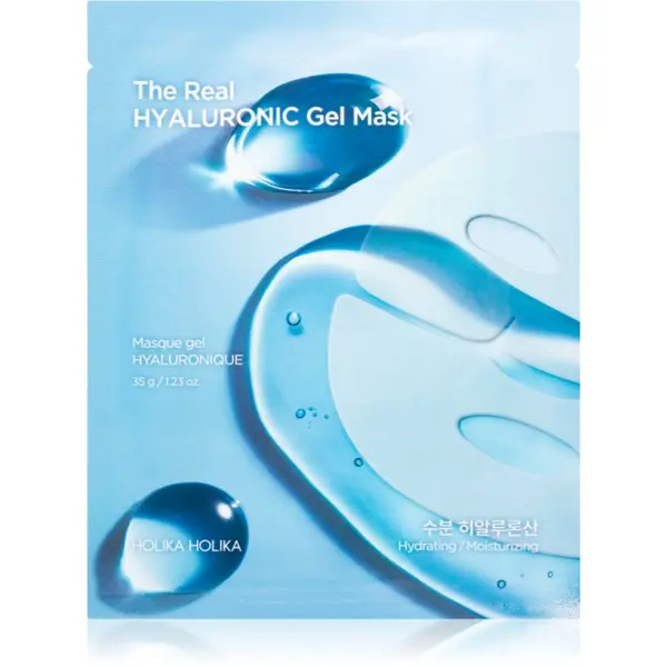 Holika Holika Holika Holika The Real Hyaluronic Gel Mask hidratantna sheet maska s teksturom gela 35 g